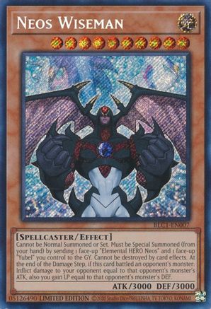 Neos Wiseman [BLC1-EN007] Secret Rare - Trinity Hobby