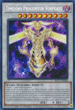 Timelord Progenitor Vorpgate [BLC1-EN008] Secret Rare - Trinity Hobby