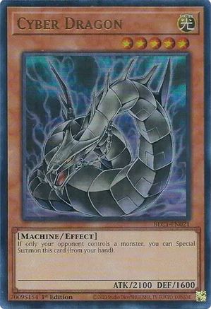 Cyber Dragon (Alternate Art) [BLC1-EN021] Ultra Rare - Trinity Hobby
