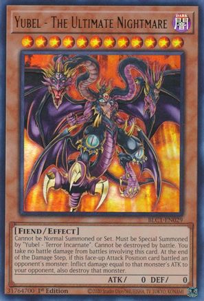 Yubel - The Ultimate Nightmare [BLC1-EN029] Ultra Rare - Trinity Hobby