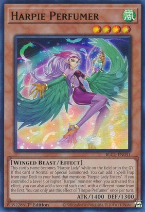 Harpie Perfumer [BLC1-EN041] Ultra Rare - Trinity Hobby