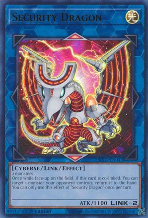 Security Dragon [BLC1-EN043] Ultra Rare - Trinity Hobby