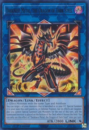 Darkness Metal, the Dragon of Dark Steel [BLC1-EN044] Ultra Rare - Trinity Hobby