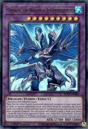 Trishula, the Dragon of Icy Imprisonment [BLC1-EN045] Ultra Rare - Trinity Hobby