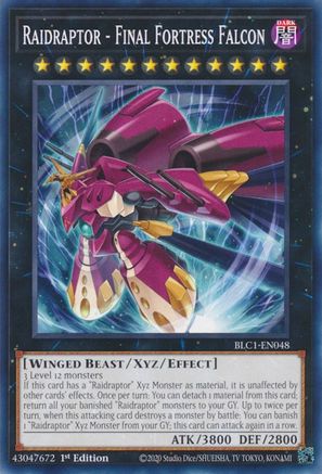 Raidraptor - Final Fortress Falcon [BLC1-EN048] Common - Trinity Hobby