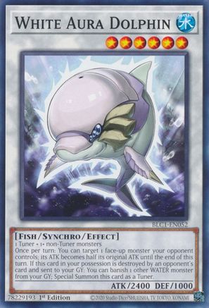 White Aura Dolphin [BLC1-EN052] Common - Trinity Hobby
