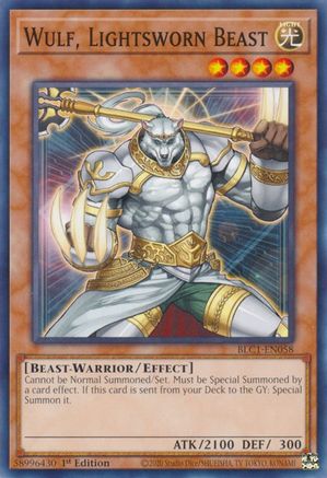 Wulf, Lightsworn Beast [BLC1-EN058] Common - Trinity Hobby