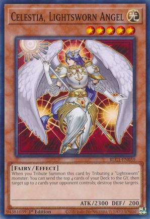Celestia, Lightsworn Angel [BLC1-EN059] Common - Trinity Hobby