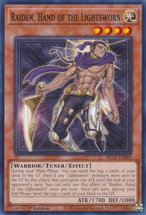 Raiden, Hand of the Lightsworn [BLC1-EN060] Common - Trinity Hobby