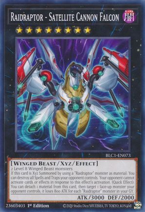 Raidraptor - Satellite Cannon Falcon [BLC1-EN073] Common - Trinity Hobby