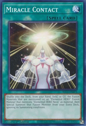 Miracle Contact [BLC1-EN075] Common - Trinity Hobby