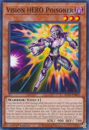 Vision HERO Poisoner [BLC1-EN083] Common - Trinity Hobby