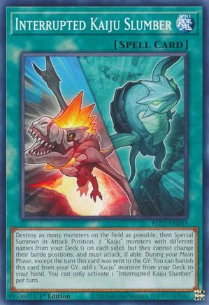 Interrupted Kaiju Slumber [BLC1-EN103] Common - Trinity Hobby
