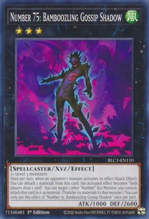 Number 75: Bamboozling Gossip Shadow [BLC1-EN110] Common - Trinity Hobby