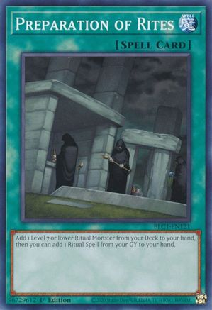 Preparation of Rites [BLC1-EN121] Common - Trinity Hobby