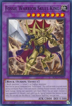 Fossil Warrior Skull King [BLC1-EN129] Common - Trinity Hobby