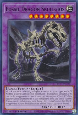 Fossil Dragon Skullgios [BLC1-EN132] Common - Trinity Hobby