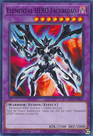 Elemental HERO Escuridao [BLC1-EN141] Common - Trinity Hobby