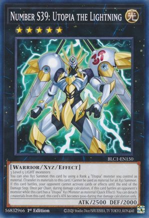 Number S39: Utopia the Lightning [BLC1-EN150] Common - Trinity Hobby