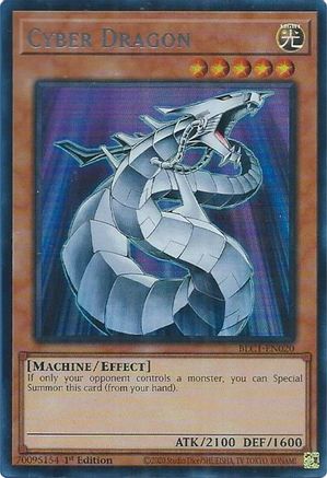 Cyber Dragon (Silver) [BLC1-EN020] Ultra Rare - Trinity Hobby