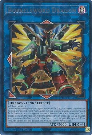 Borrelsword Dragon (Alternate Art) (Silver) [BLC1-EN023] Ultra Rare - Trinity Hobby