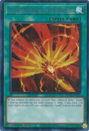 Sky Striker Maneuver - Afterburners! (Silver) [BLC1-EN024] Ultra Rare - Trinity Hobby