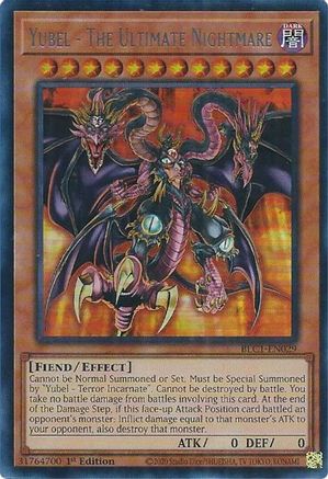 Yubel - The Ultimate Nightmare (Silver) [BLC1-EN029] Ultra Rare - Trinity Hobby