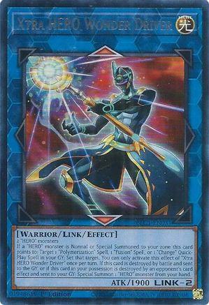 Xtra HERO Wonder Driver (Silver) [BLC1-EN031] Ultra Rare - Trinity Hobby