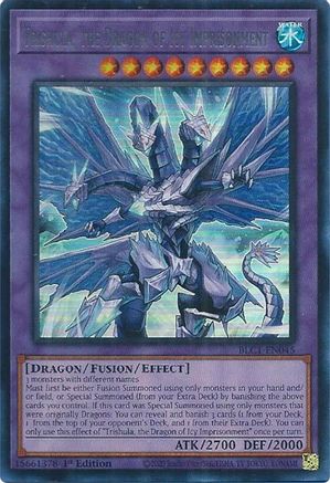 Trishula, the Dragon of Icy Imprisonment (Silver) [BLC1-EN045] Ultra Rare - Trinity Hobby