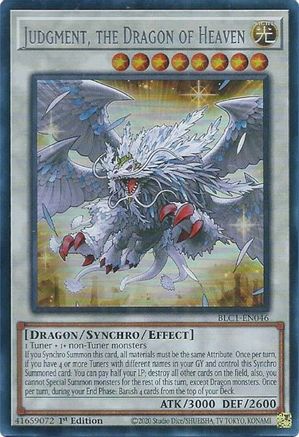 Judgment, the Dragon of Heaven (Silver) [BLC1-EN046] Ultra Rare - Trinity Hobby
