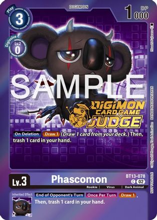 Phascomon [BT13-078] (Judge Pack 5) [Versus Royal Knights Promos] - Trinity Hobby