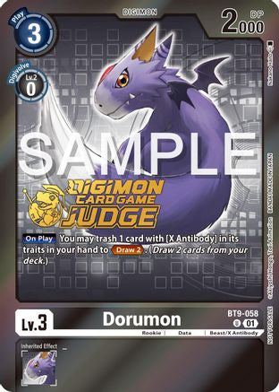 Dorumon [BT9-058] (Judge Pack 5) [X Record Promos] - Trinity Hobby