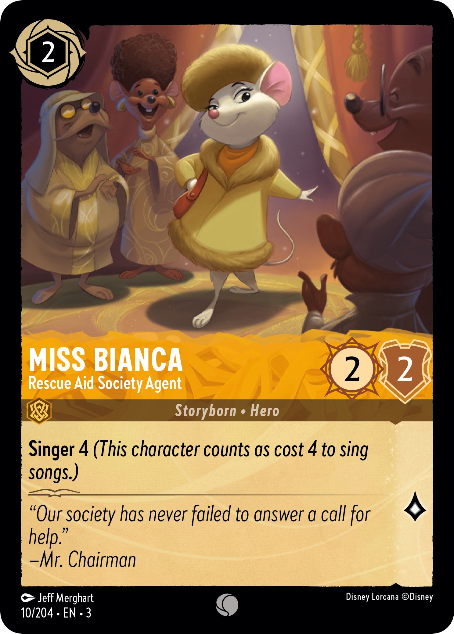 Miss Bianca - Rescue Aid Society Agent (10/204) [Into the Inklands] - Trinity Hobby