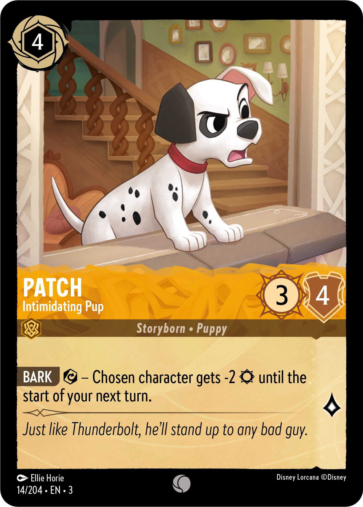 Patch - Intimidating Pup (14/204) [Into the Inklands] - Trinity Hobby