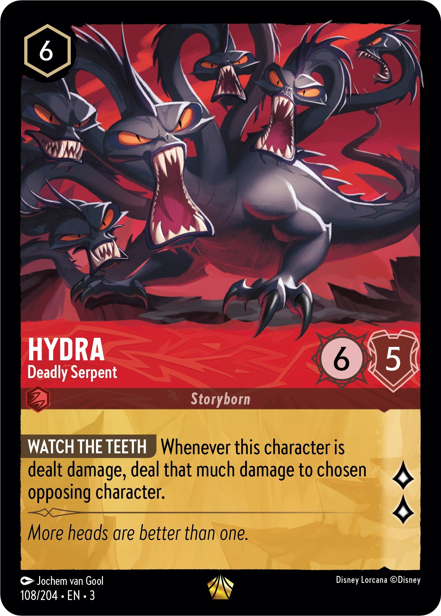 Hydra - Deadly Serpent (108/204) [Into the Inklands] - Trinity Hobby
