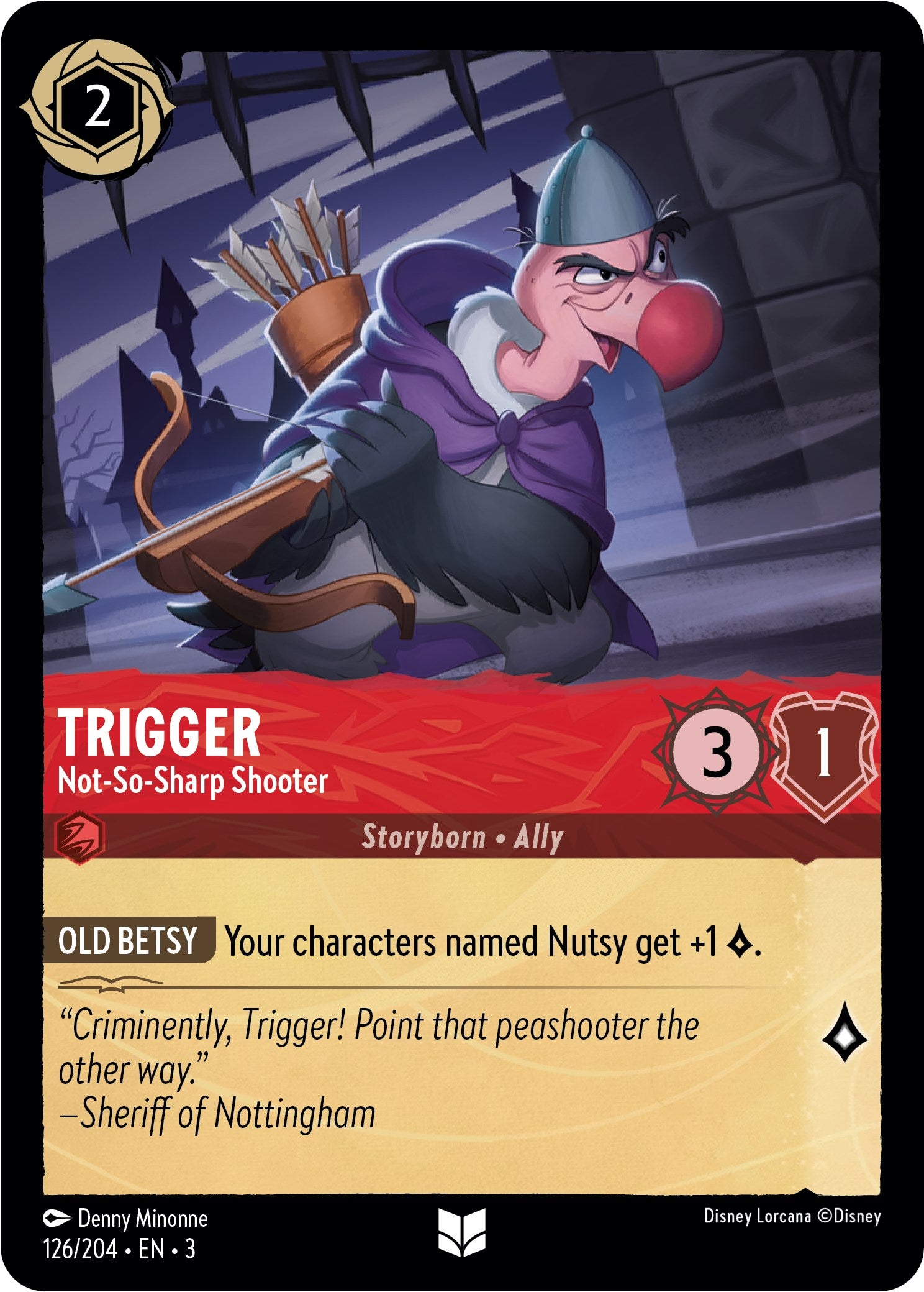 Trigger - Not-So-Sharp Shooter (126//204) [Into the Inklands] - Trinity Hobby