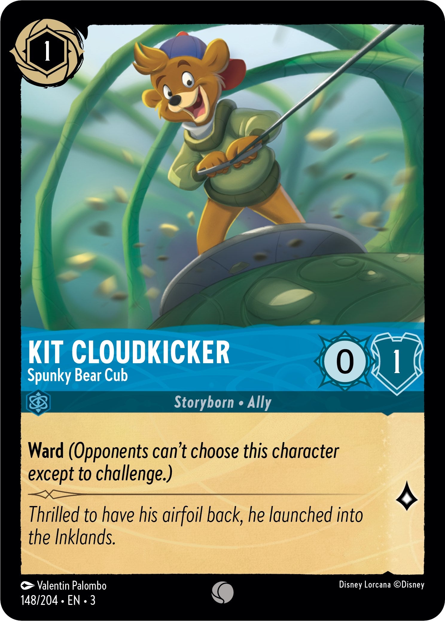 Kit Cloudkicker - Spunky Bear Cub (148/204) [Into the Inklands] - Trinity Hobby