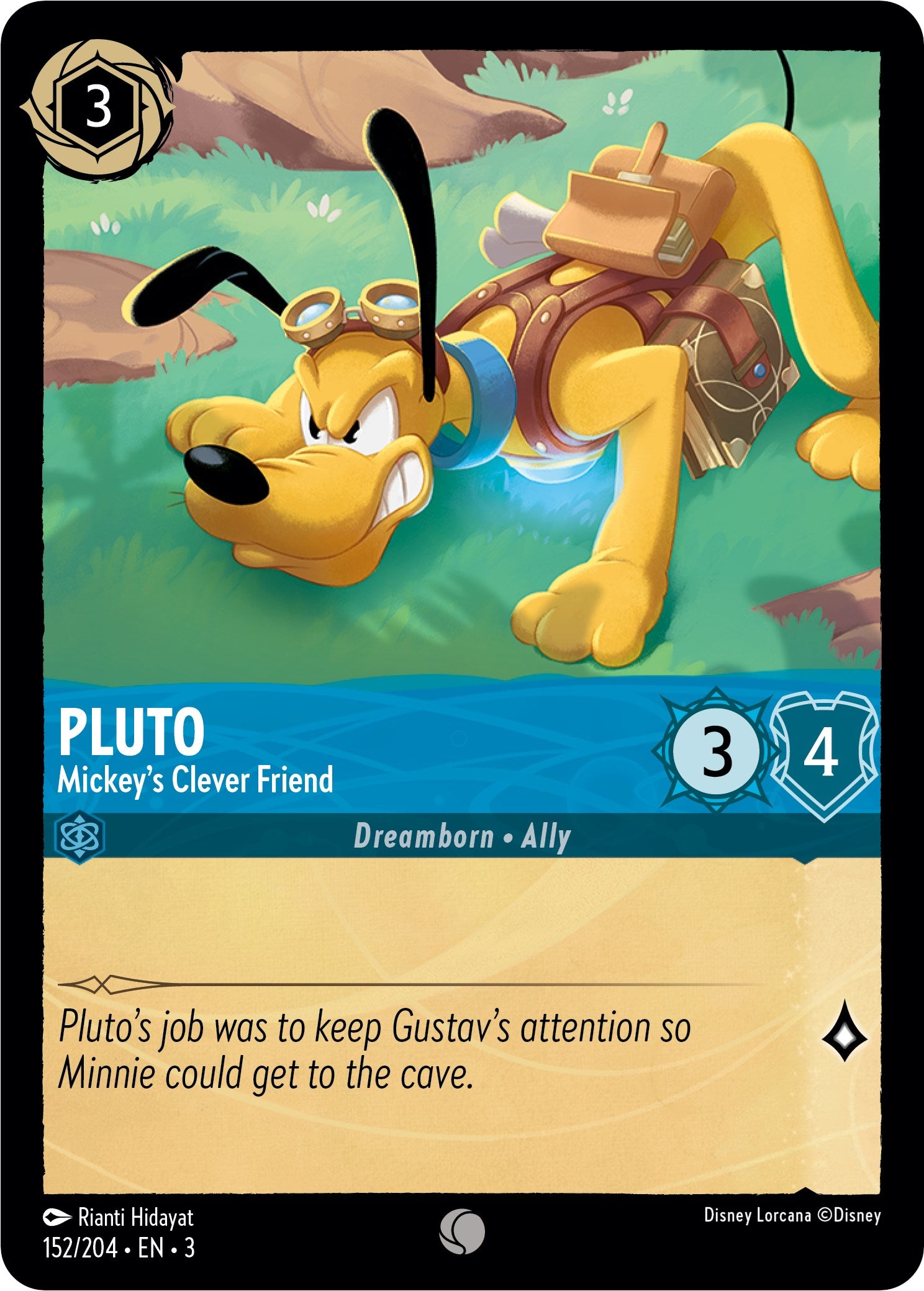 Pluto - Mickey's Clever Friend (152/204) [Into the Inklands] - Trinity Hobby