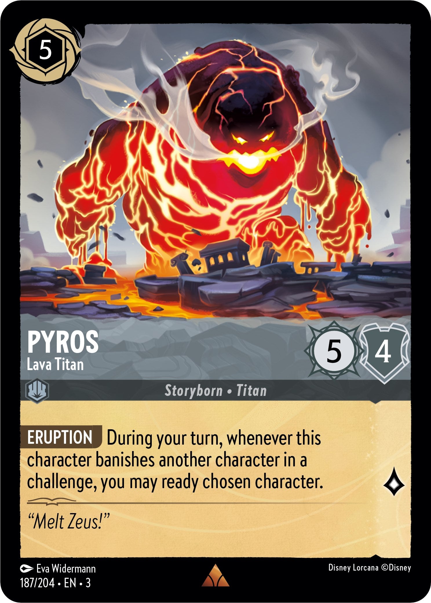 Pyros - Lava Titan (187/204) [Into the Inklands] - Trinity Hobby