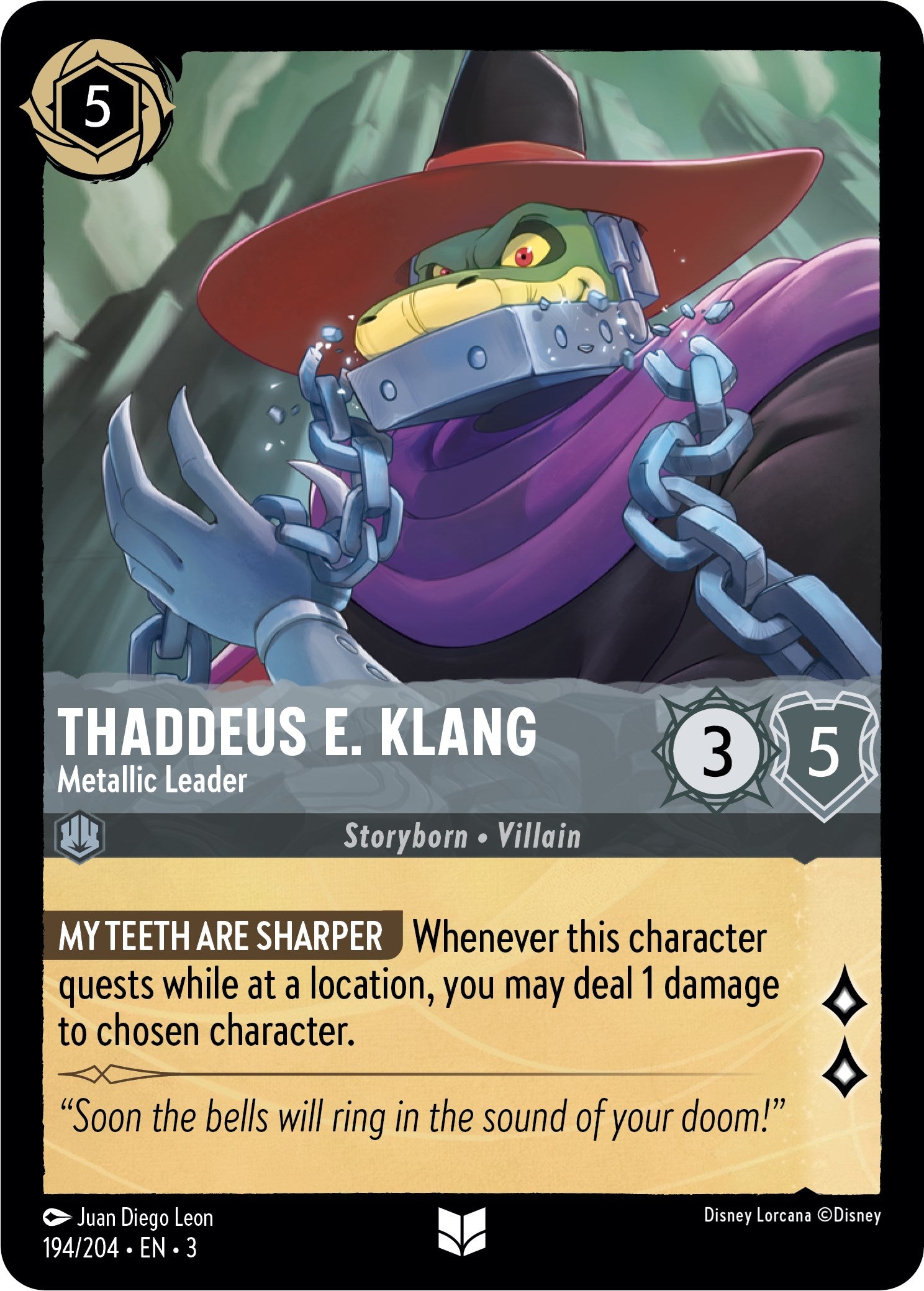 Thaddeus E. Klang - Metallic Leader (194/204) [Into the Inklands] - Trinity Hobby