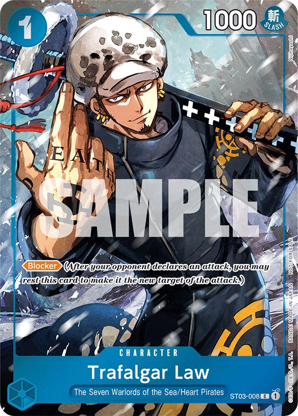 Trafalgar Law (Event Pack Vol. 3) (ST03-008) - [One Piece Promotion Cards] Foil - Trinity Hobby