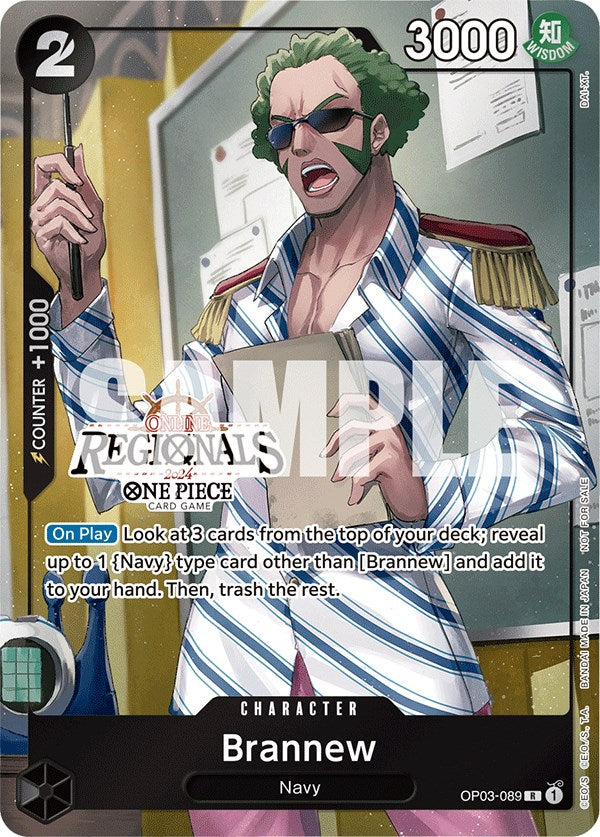 Brannew (Online Regional 2024) [Participant] (OP03-089) - [One Piece Promotion Cards] Foil - Trinity Hobby