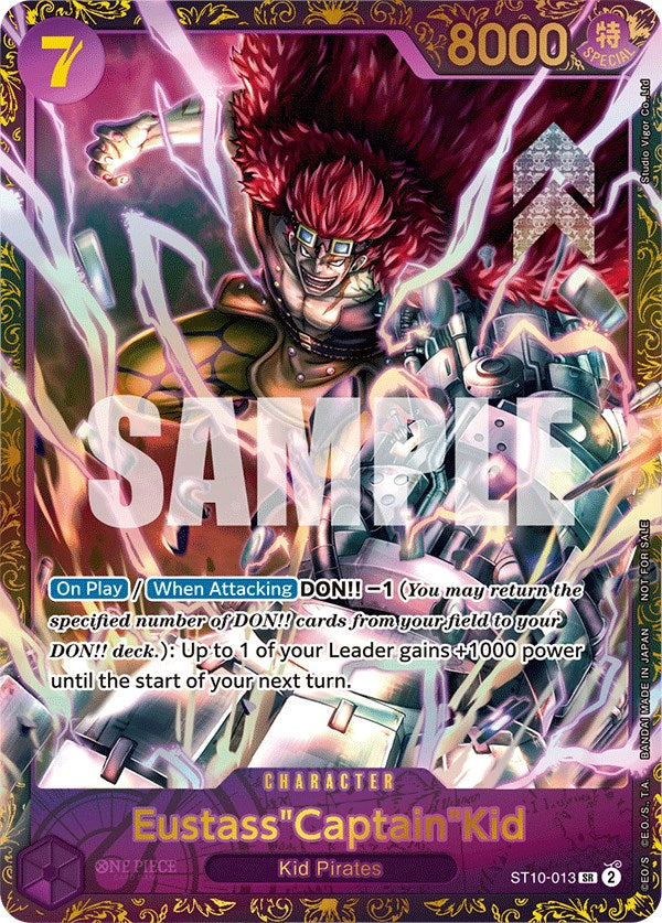 Eustass"Captain"Kid - ST10-013 (ST10-013) - [One Piece Promotion Cards] Foil - Trinity Hobby