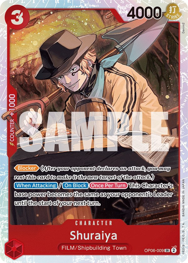 Shuraiya (OP06-009) - [Wings of the Captain] Foil - Trinity Hobby