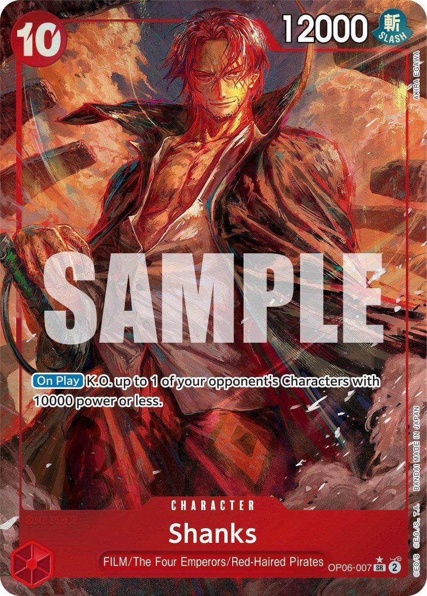 Shanks (Alternate Art) (OP06-007) - [Wings of the Captain] Foil - Trinity Hobby