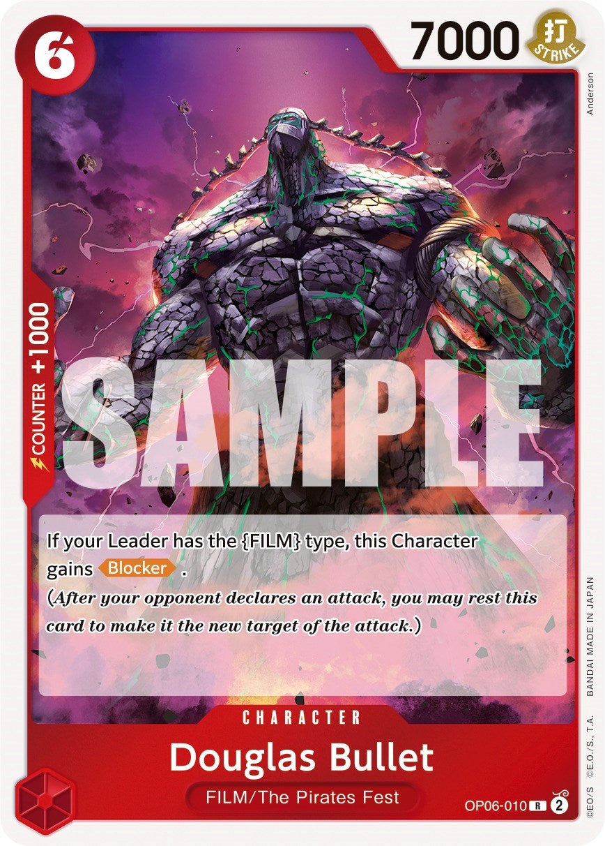 Douglas Bullet (OP06-010) - [Wings of the Captain] Foil - Trinity Hobby