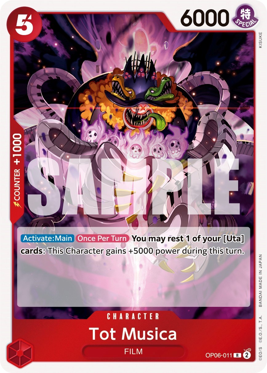 Tot Musica (OP06-011) - [Wings of the Captain] Foil - Trinity Hobby