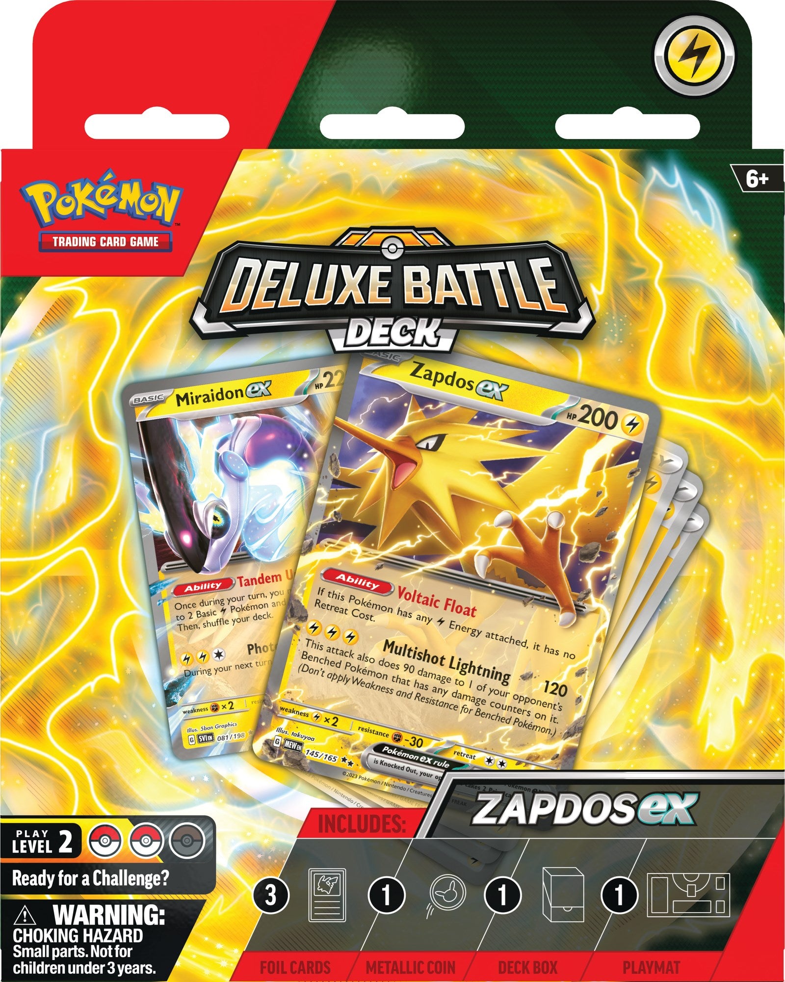 Deluxe Battle Deck (Zapdos ex) - Trinity Hobby