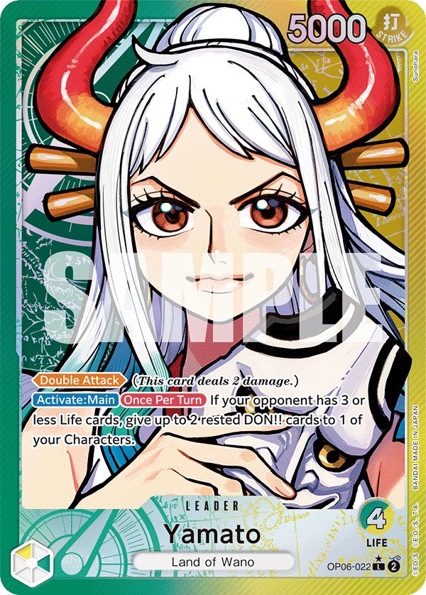 Yamato (Alternate Art) (OP06-022) - [Wings of the Captain] Foil - Trinity Hobby