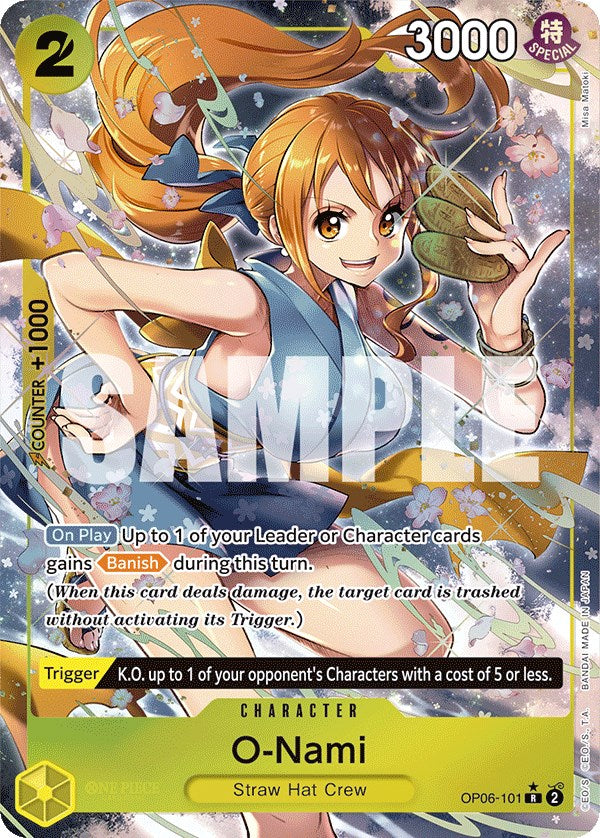 O-Nami (Alternate Art) (OP06-101) - [Wings of the Captain] Foil - Trinity Hobby